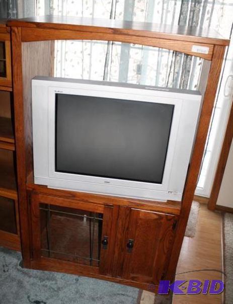 Wood entertainment center&nbsp58&quot heigh...