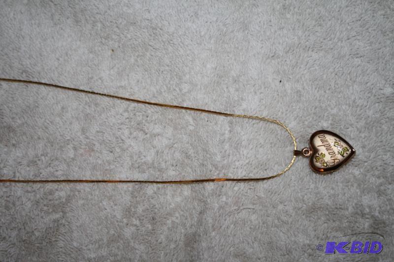 Grandma Heart shaped Locket on chain. Please ...