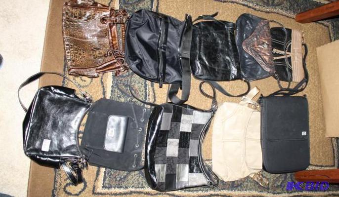 Collection of purses, a couple appear to be s...