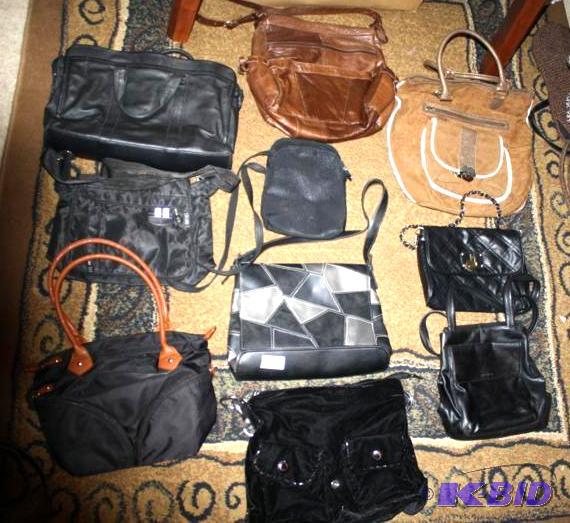 Collection of purses, &nbspblack, brown, tan...