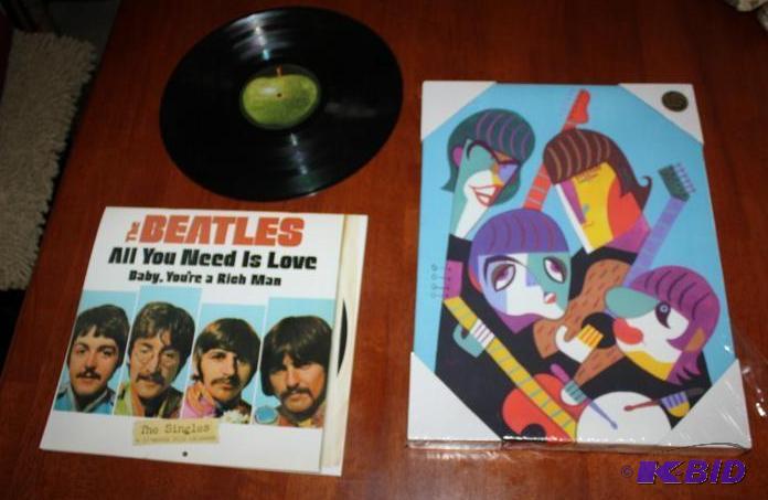 Beatles Related Items   14 Month Calendar  Da...