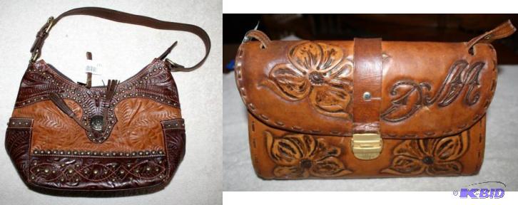 Purses- Leather embossed tooled,&nbspLeather...