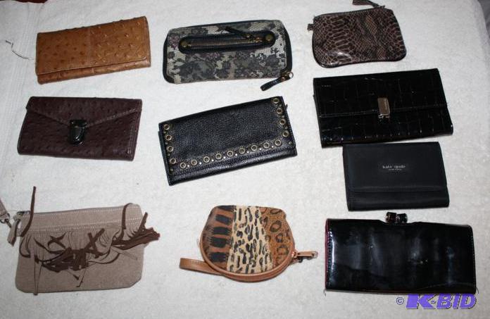 Womens clutch wallets- Kate Spade, Liz Claib...