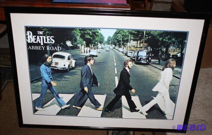 The Beatles Abbey Road Poster Framed and matt...