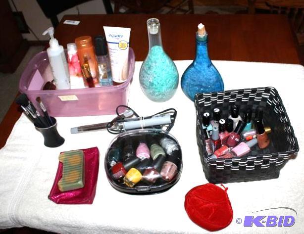 Cosmetic collection   Nail polish  Curling ir...