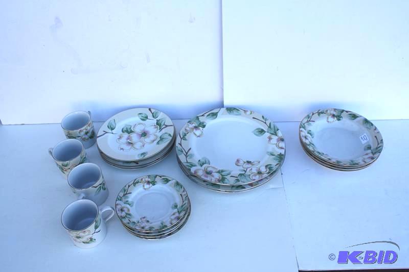 Dinnerware by Fairfield Dogwood Pattern...