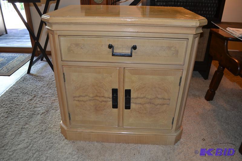 Drexel Heritage Corinthian wood cabinet,&nbsp...