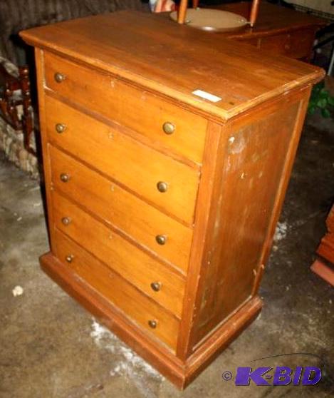 Antique dresser with drawers. Drawers have a ...