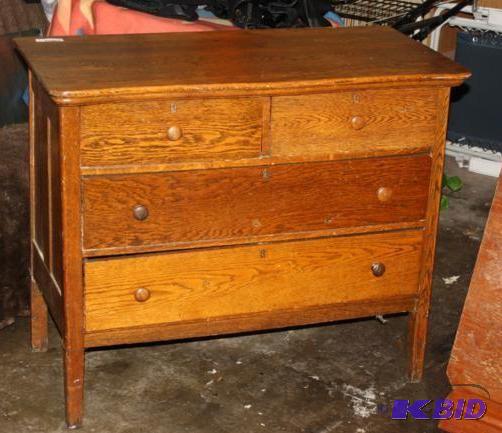 Antique low boy styled dresser with 4 drawers...