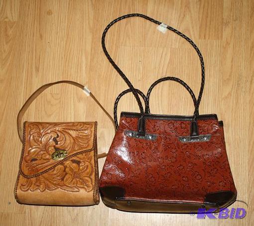 Purses- Leather handcrafted engraved handbag,...