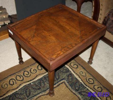 Wood coffee table 20&quot height x 24&quot ...
