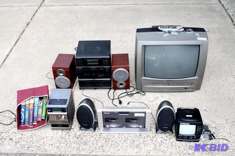 TVs, sound system, speakers   Philips model M...