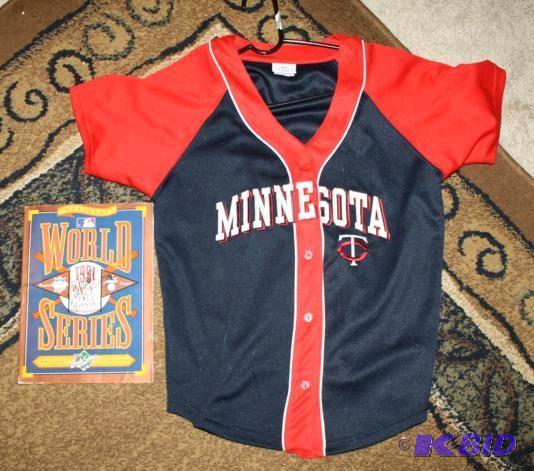 Signed 1991 World Series Official Souvenir Sc...