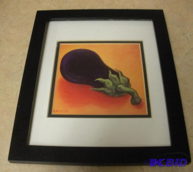 Egg PLant Picture in a Frame