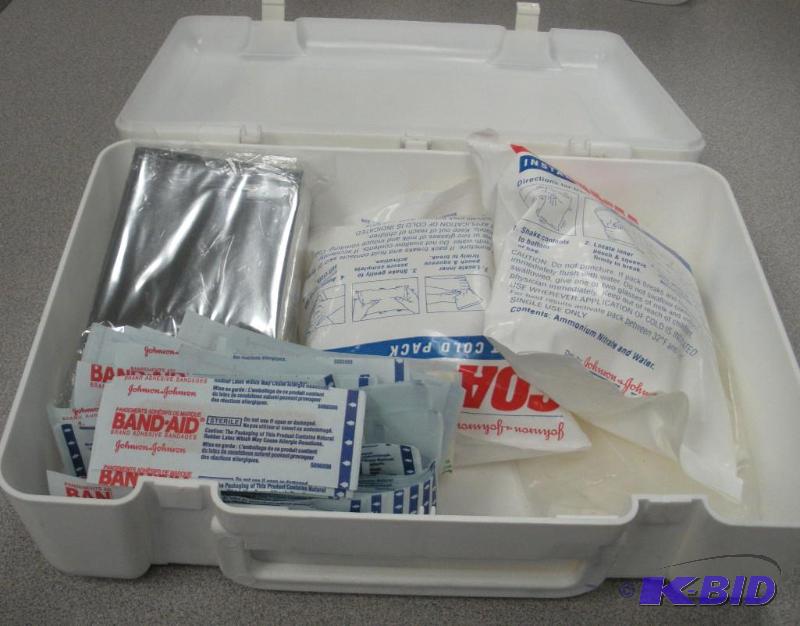 First Aid Kit  and Isopropyl Alcohol
