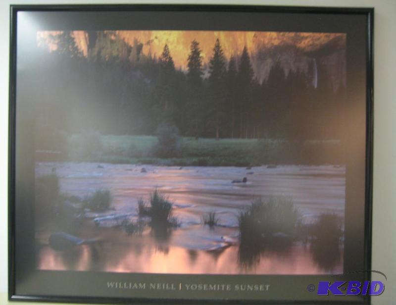 William Neill Yosemite Sunset Print