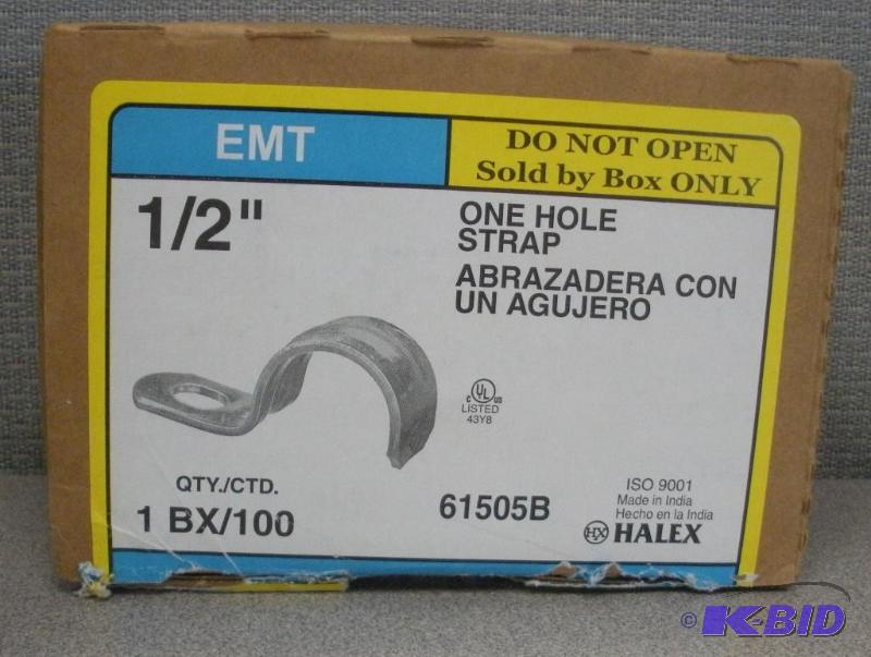 Box of One Hole Straps to Hold Wires Down