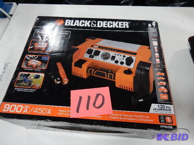 Black and Decker, 900 Amp, Charger, Compresso...