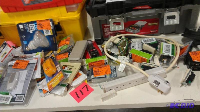 Electrical supplies. Electrician and handyman...