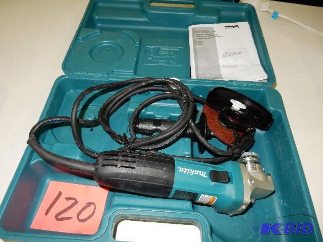 Makita&nbspElectric Angle Grinder in case....