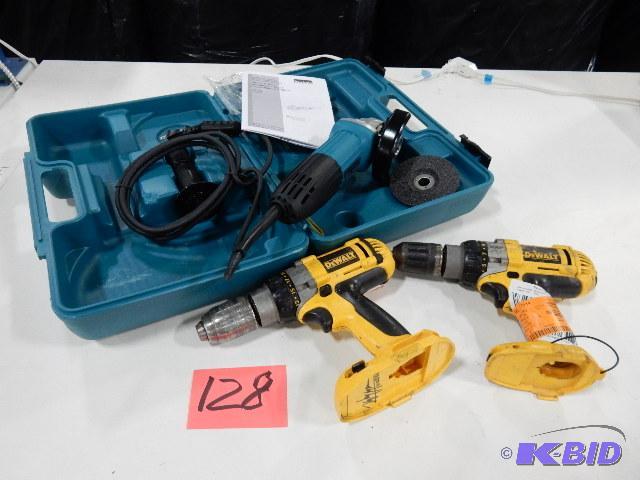 Makita Angle Grinder 2, Dewalt drills for par...