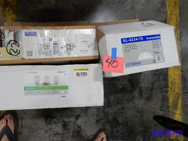 Three light fixtures as pictured.. Look at th...