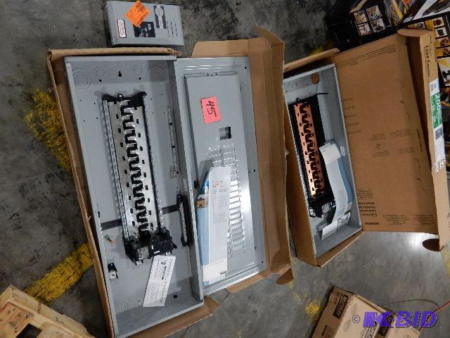 200 Amp and 100 Amp Main Breaker Boxes. &nb...