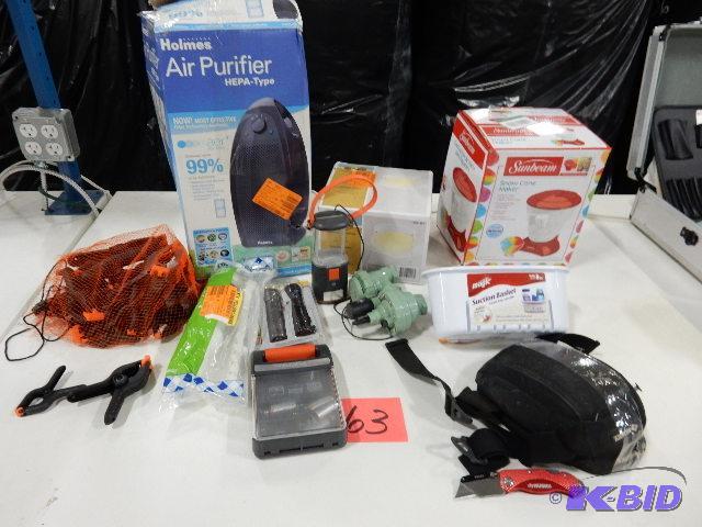 Holmes Air purifier  Sunbeam Snow cone make...