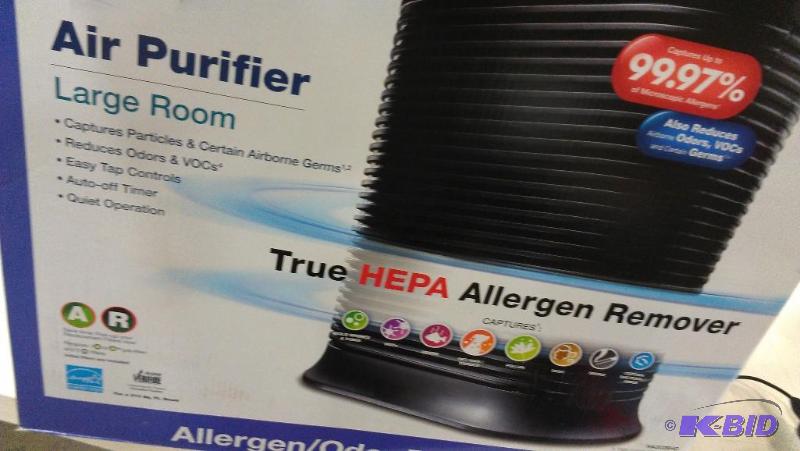 Two Honeywell Large room air purifier. HEPA a...