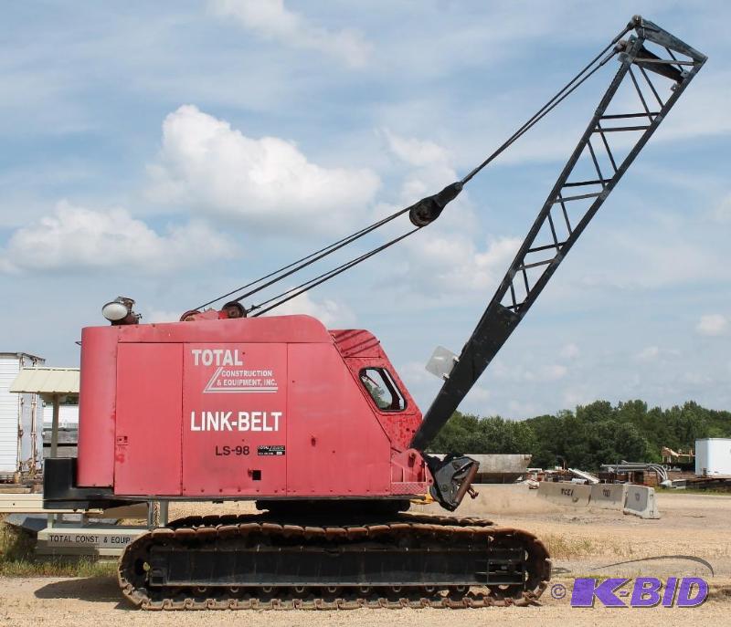 lot 2 image: LINK-BELT 20 Ton Crane  Model # LS - 98 ...