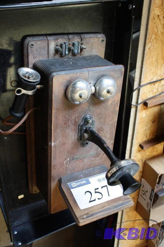 Vintage Wall Mounted Crank Phone...