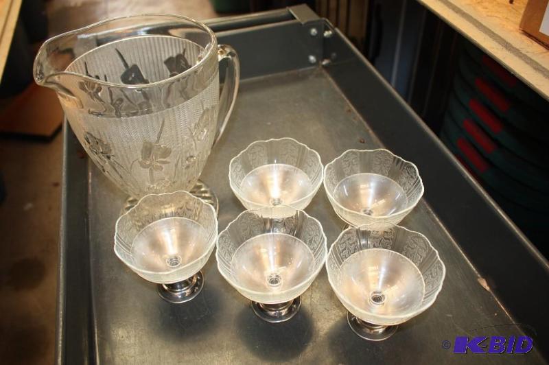 Lot of (6) Including (1) Vintage Frosted Etc...