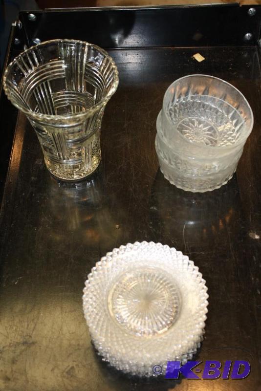 Lot of (10) items including (3) Glass Bowls, ...