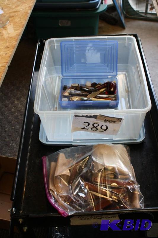 Box Lot Including Ziplock&nbspbag of Knives...