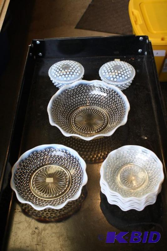 Lot of (11)&nbspAnchor Hocking Moonstone Opa...