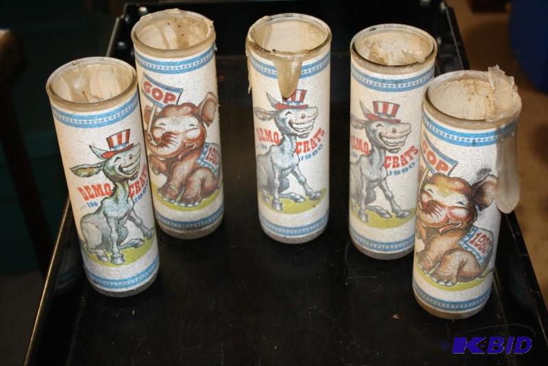 Lot of (5) Democrats in 1980 Candles&nbsp...