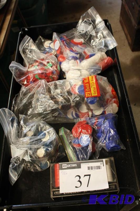 Box Lot of Crusader Poker Chips...
