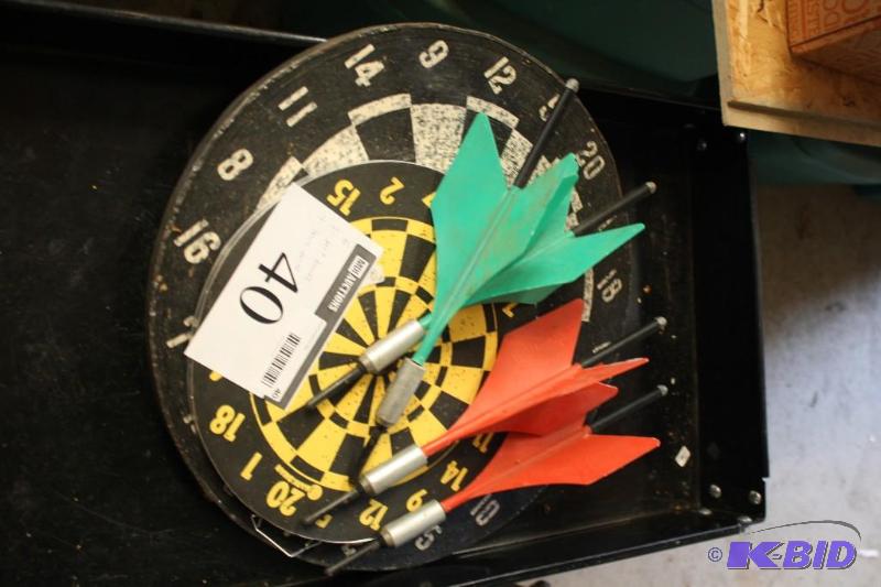 Lot of (6) Including (2) Dart Boards and (4)...