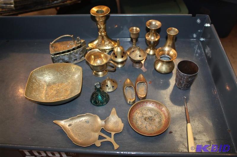 Mixed lot including Copper Goblets, Copper Va...