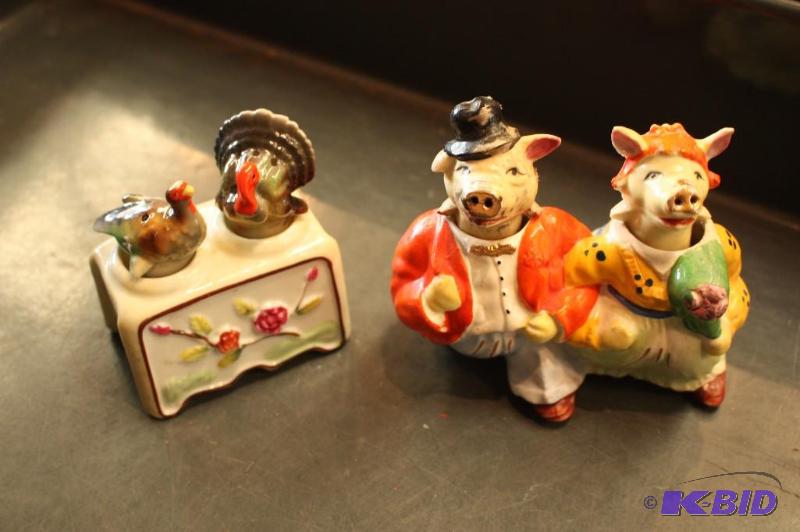 Lot of (2) Includes (1) Vintage Turkey Noode...