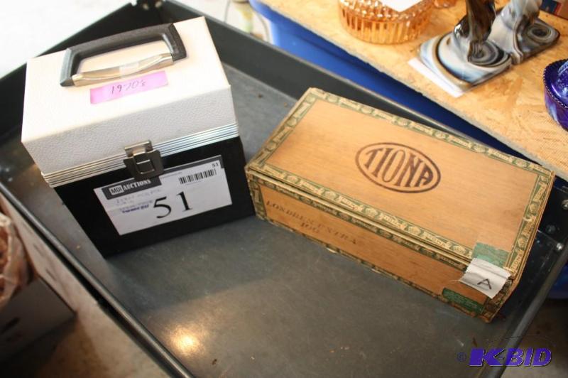 Box Lot of (2) Including (1) Phonograph Carr...
