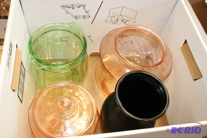Lot of (4) Glass Vases...