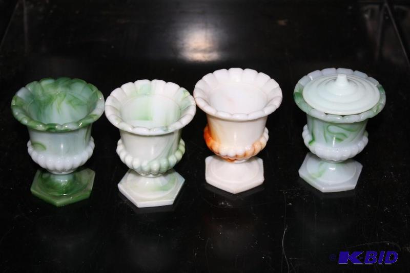 Lot of (4) Including (1) VIntage Akro Agate ...