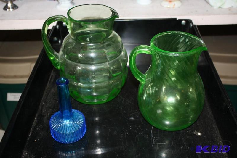 Lot of (3) Including (1) Vintage Green Depre...
