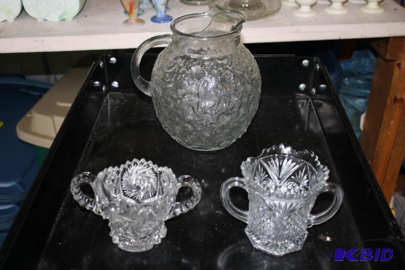 Lot of (3) Including (2) Vintage Cut Glass T...