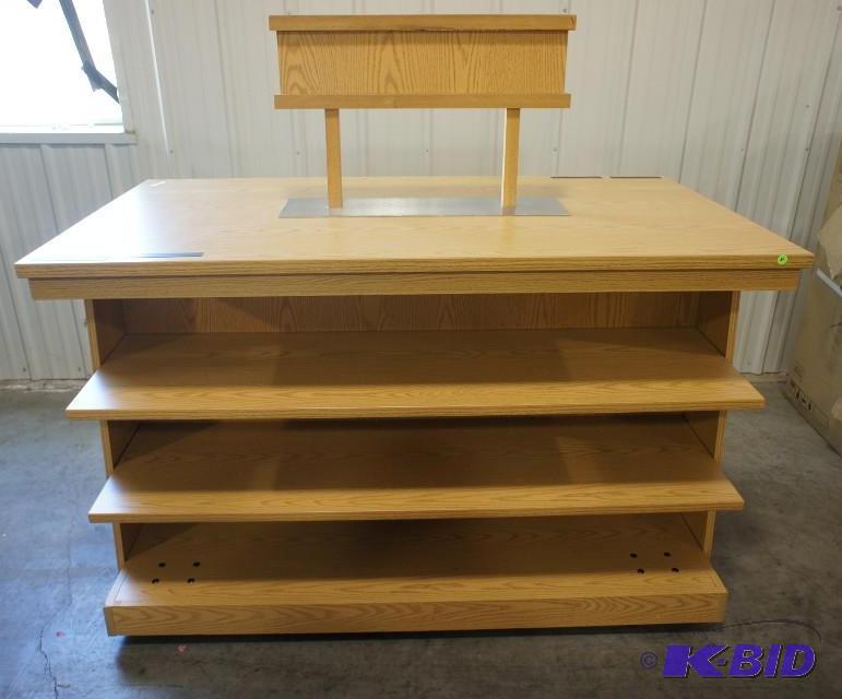 Two sided retail jean display rack. 60&quot ...