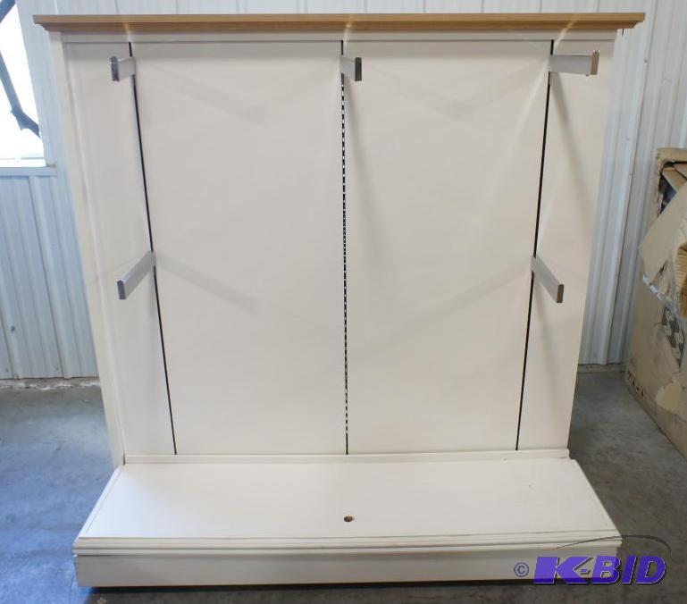 Retail hanger display rack. 61&quot long, 35...