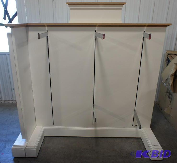 Retail display hanger rack. 64&quot long, 36...