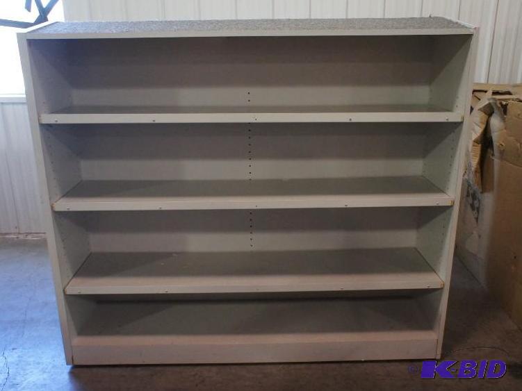Double sided three shelf retail display rack....
