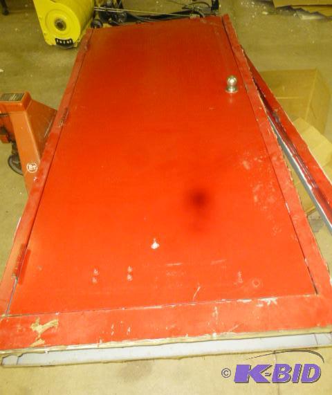 lot 13 image: Metal Commercial Service Door With Jamb 83&qu...